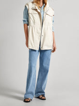 Load image into Gallery viewer, TILDA RUSTIC COTTON BLEND  | MOUSSE WHITE PEPE JEANS