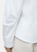 Load image into Gallery viewer, PLEATED SLEEVE SHIRT | WHITE