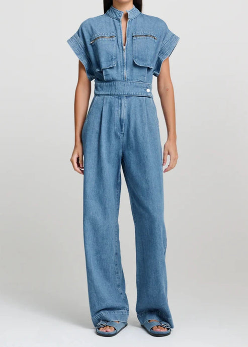 PROWESS JUMPSUIT | BLUE DENIM