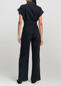 PROWESS JUMPSUIT | DARK GREY DENIM