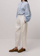 Load image into Gallery viewer, SINGLE DART TROUSERS |  WHITE EMIN &amp; PAUL