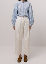 Load image into Gallery viewer, SINGLE DART TROUSERS |  WHITE EMIN &amp; PAUL