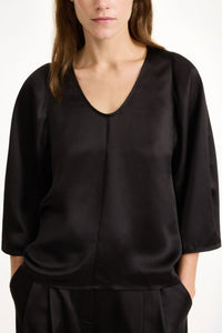 CALYAS TOP | BLACK BY MALENE BIRGER