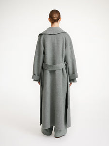 TRULLEM COAT | GREY MEL BY MALENE BIRGER