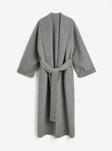 Load image into Gallery viewer, Trullem long wool grey coat from By Malene birger