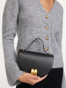 CEBELIE LEATHER BAG | BLACK BY MALENE BIRGER