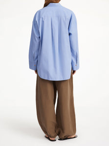 DERRIS SHIRT | MINI CKECK BLUE BY MALENE BIRGER