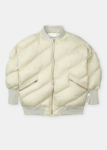 QUILTED JACKET | SHORTBREAD BEIGE CLOSED