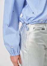 Load image into Gallery viewer, QWYNN STRIPE SHIRT | SKY BLUE DANTE6