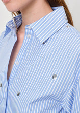 Load image into Gallery viewer, QWYNN STRIPE SHIRT | SKY BLUE DANTE6