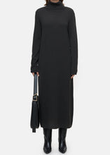 Load image into Gallery viewer, ROLLI DRESS EXTRA LONG | BLACK CLOSED