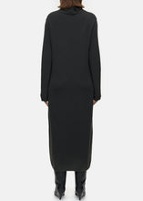 Load image into Gallery viewer, ROLLI DRESS EXTRA LONG | BLACK CLOSED