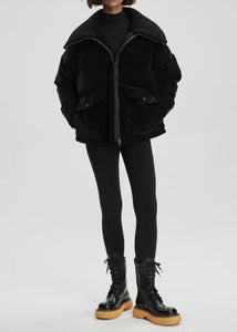 ROSEVILLE SHORT PUFFER | BLACK VARLEY