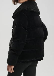 ROSEVILLE SHORT PUFFER | BLACK VARLEY