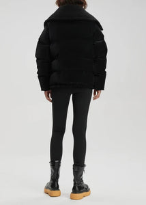 ROSEVILLE SHORT PUFFER | BLACK VARLEY