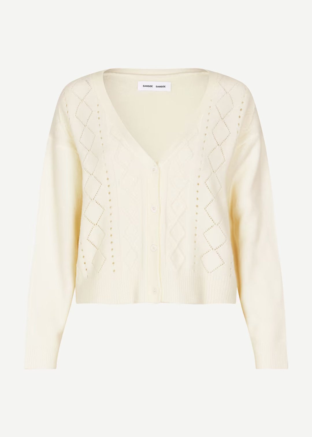 SALEE CARDIGAN | CLEAR CREAM SAMSOE SAMSOE