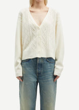 Load image into Gallery viewer, SALEE CARDIGAN | CLEAR CREAM SAMSOE SAMSOE