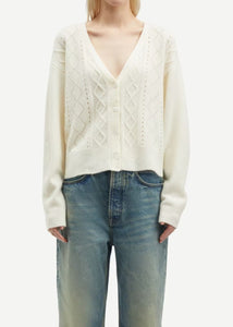 SALEE CARDIGAN | CLEAR CREAM SAMSOE SAMSOE