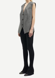 SALENI VEST | GREY MELANGE SAMSOE SAMSOE