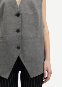 SALENI VEST | GREY MELANGE SAMSOE SAMSOE