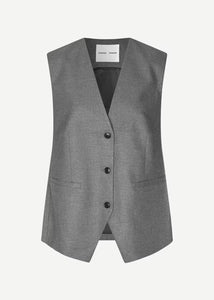 SALENI VEST | GREY MELANGE SAMSOE SAMSOE