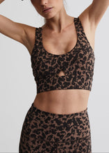 Load image into Gallery viewer, Varley LET'S GO STAUNTON BRA | COPPER BLURRED ANIMAL