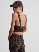 Load image into Gallery viewer, Varley LET'S GO STAUNTON BRA | COPPER BLURRED ANIMAL