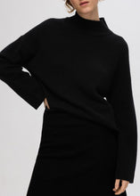 Load image into Gallery viewer, SLFCILLE LS KNIT HIGH NECK | BLACK SELECTED