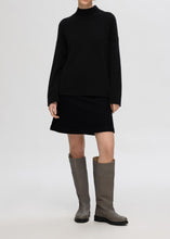 Load image into Gallery viewer, SLFCILLE LS KNIT HIGH NECK | BLACK SELECTED