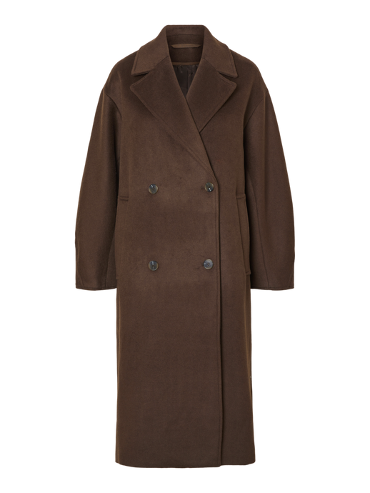 SLFELENORA WOOL COAT | COFFEE BEAN SELECTED