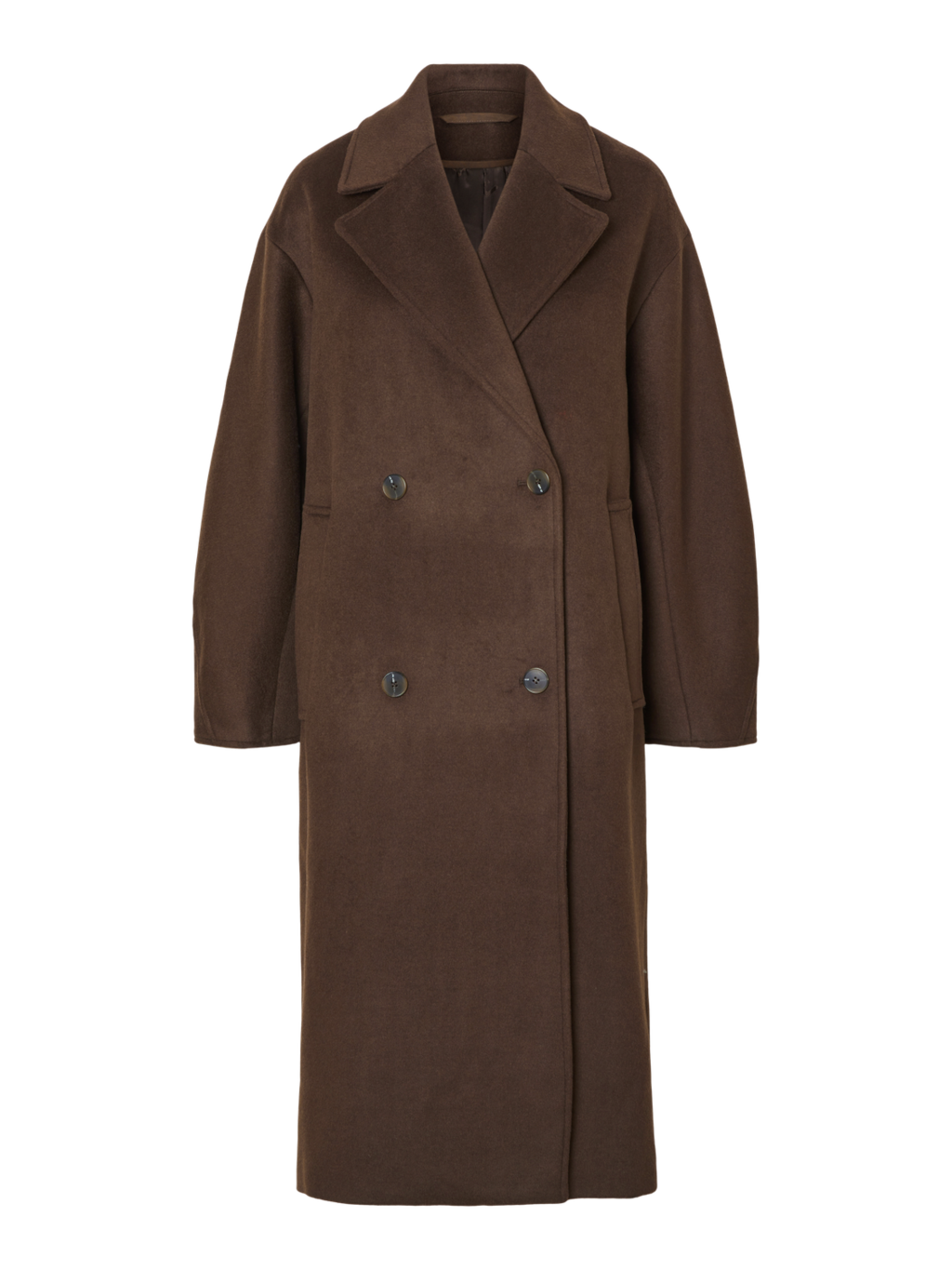 SLFELENORA WOOL COAT | COFFEE BEAN SELECTED