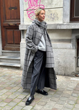 Charger l&#39;image dans la galerie, SLFHELLE LONG WOOL SCARF COAT | STEEL GRAY SELECTED