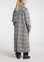 Charger l&#39;image dans la galerie, SLFHELLE LONG WOOL SCARF COAT | KEY STEEL GRAY SELECTED