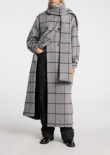 Charger l&#39;image dans la galerie, SLFHELLE LONG WOOL SCARF COAT | KEY STEEL GRAY SELECTED