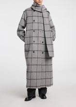 Charger l&#39;image dans la galerie, SLFHELLE LONG WOOL SCARF COAT | KEY STEEL GRAY SELECTED