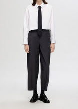 Load image into Gallery viewer, SLFLUAH BARREL WOOL PANT | DARK GREY SELECTED