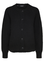 Load image into Gallery viewer, SLFLULU LS KNIT CARDIGAN | BLACK SELECTED