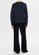 Load image into Gallery viewer, SLFLULU LS KNIT CARDIGAN | DARK SAPPHIRE SELECTED