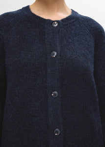 SLFLULU LS KNIT CARDIGAN | DARK SAPPHIRE SELECTED