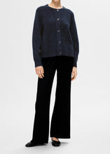 Load image into Gallery viewer, SLFLULU LS KNIT CARDIGAN | DARK SAPPHIRE SELECTED