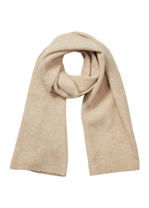 SLFMALINE LANO KNIT SCARF | BIRCH SELECTED