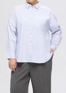 SLFNOVA LS OXFORD SHIRT NOOS | BRIGHT WHITE SELECTED