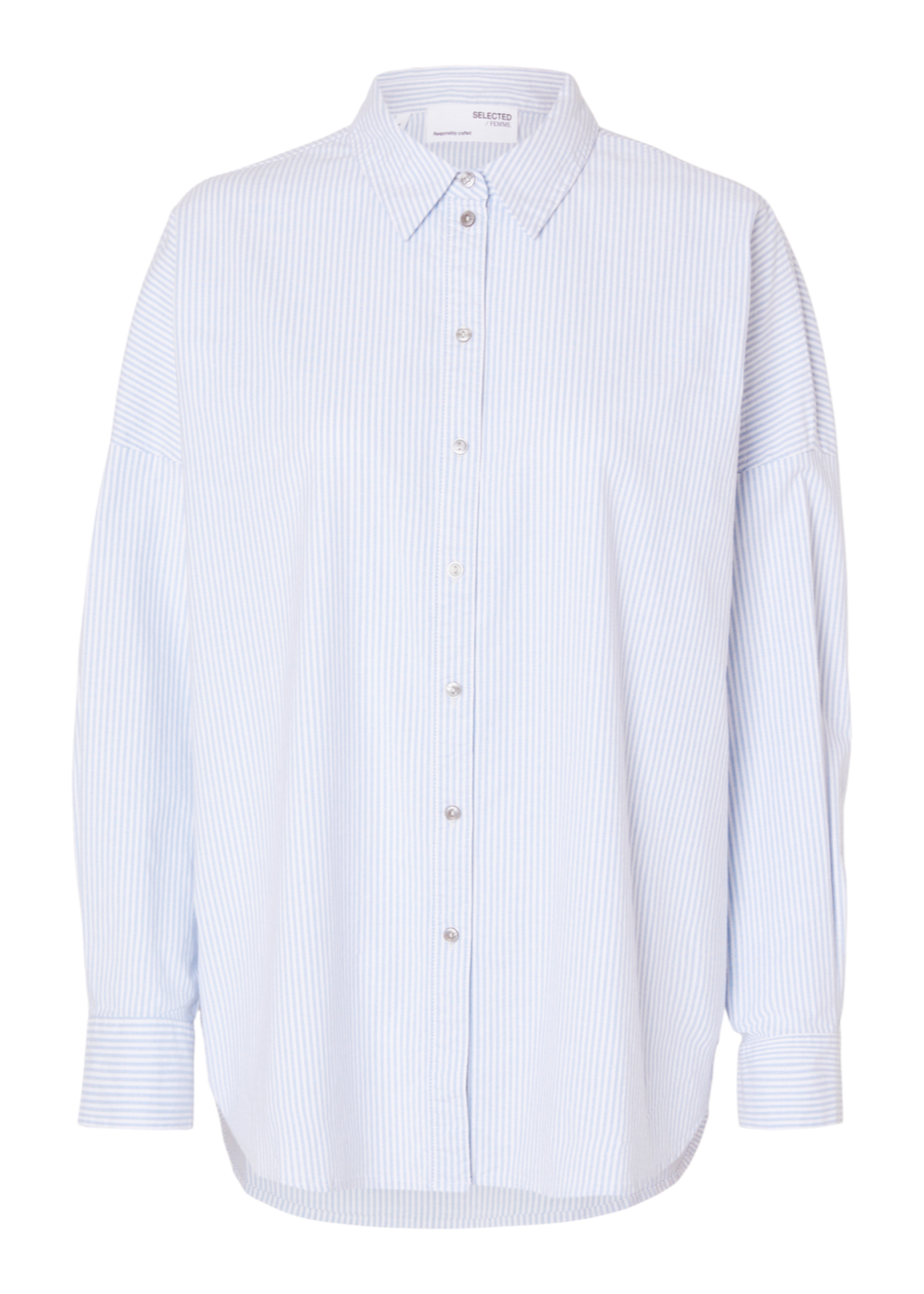 SLFNOVA LS OXFORD SHIRT NOOS | BRIGHT WHITE SELECTED