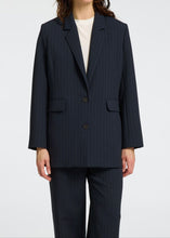 Load image into Gallery viewer, SLFRITA LS RELAXED BLAZER | DARK SAPPHIRE PIN STRIPES SELECTED