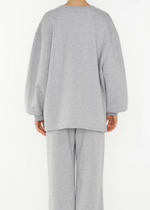 STELLA'CL SWEATSHIRT | GREY MELANGE CLUB L'AVENIR