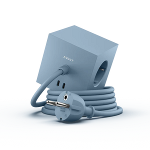 SQUARE 1 USB C MAGNET | SHARK BLUE AVOLT