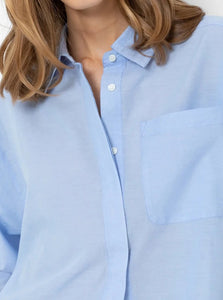 DADDY SHIRT | CHAMBRAY LIGHT BLUE AME