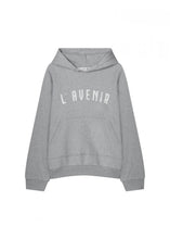 Load image into Gallery viewer, STELLA&#39;CL HOODED SWEATSHIRT | GREY MELANGE CLUB L&#39;AVENIR