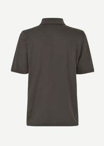 SAROWAN KNIT POLO | BELUGA
