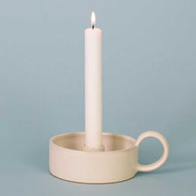 Load image into Gallery viewer, ESTER CANDLE HOLDER | WHITE AFROART
